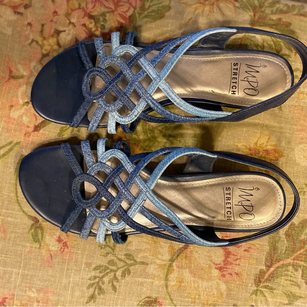 Impo blue sandals size 7